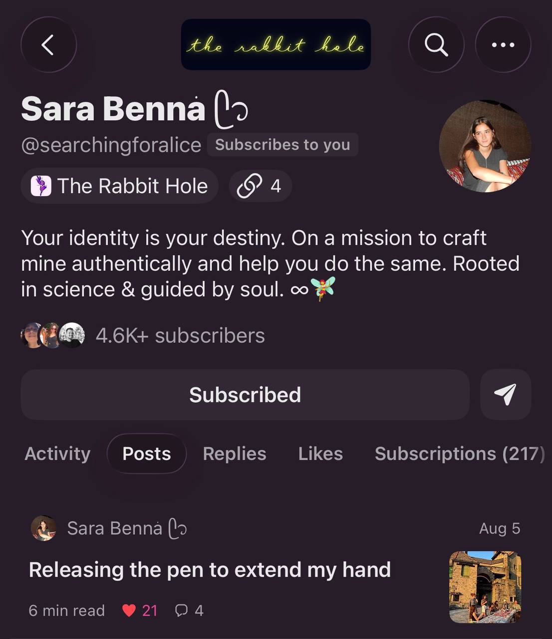 Sara Benna — Creator Accelerator student